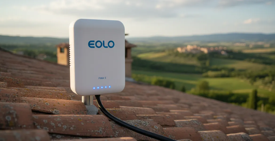Eolo rivoluziona la connettività: 5G FWA a 1 gigabit per i piccoli comuni