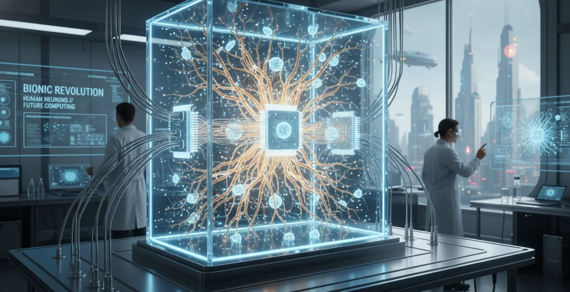 Rivoluzione bionica: Neuroni umani alimentano il futuro dei computer