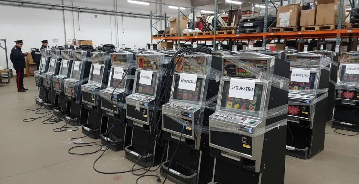 Slot Machine truffaldine scoperte ad Atessa: Maxi-sequestro e denuncia!