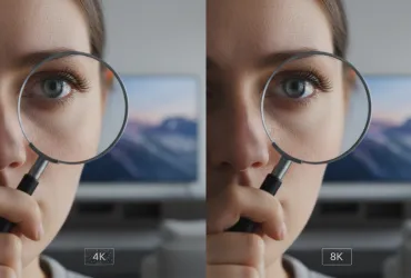 Il limite dell'occhio umano: 4K o 8K, ecco quando serve davvero