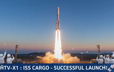 Successo apaziale dal Giappone: Lancio riuscito del cargo HTV-X1 verso la ISS