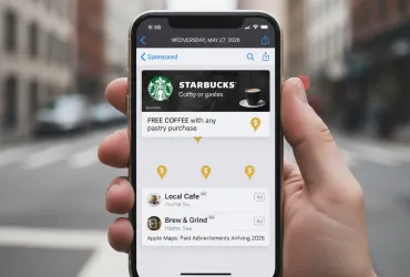 Apple Maps: Arrivano le pubblicità a pagamento nel 2026