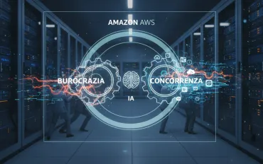 Amazon AWS insegue l'intelligenza artificiale: Burocrazia interna e concorrenza fanno rallentare la crescita
