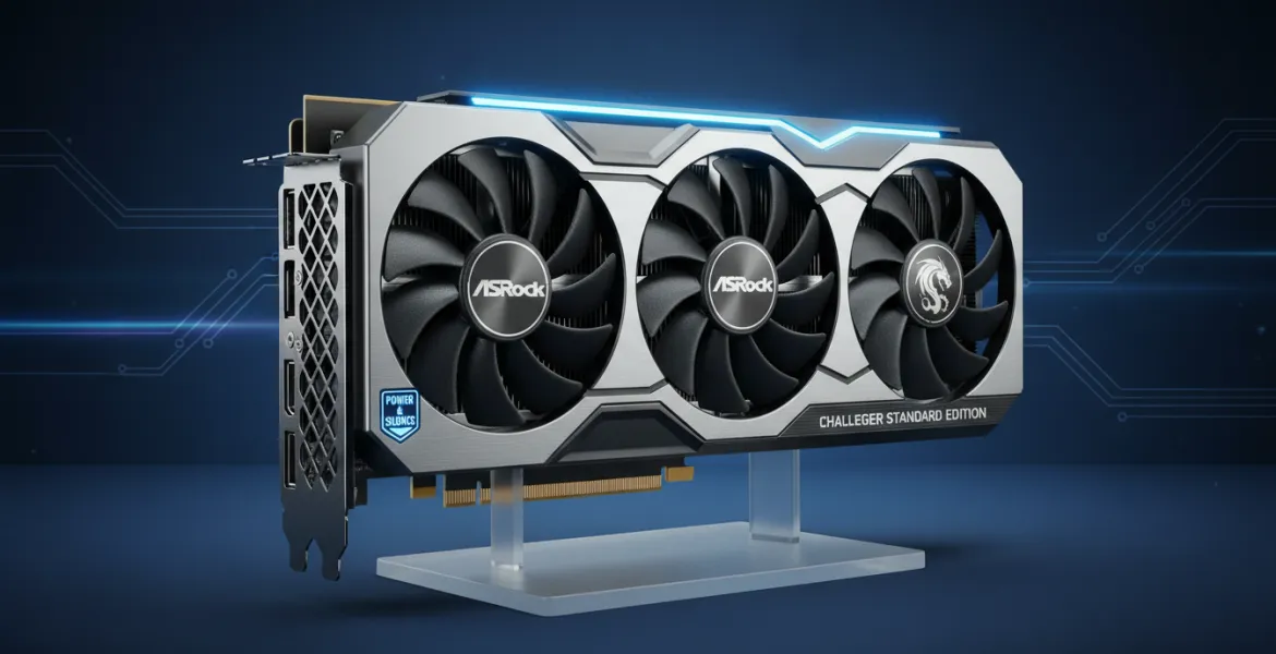 ASRock lancia la radeon RX 9060 XT challenger standard edition: Potenza e silenzio