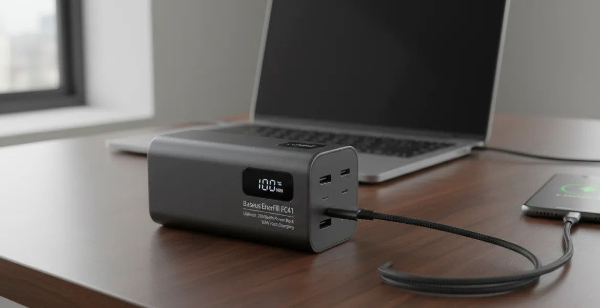 Baseus EnerFill FC41: Il power bank definitivo da 20.000 mAh con ricarica rapida a 100W