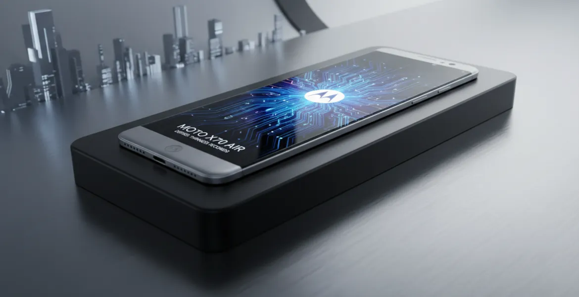 Moto X70 Air: Motorola sfida i record di sottigliezza