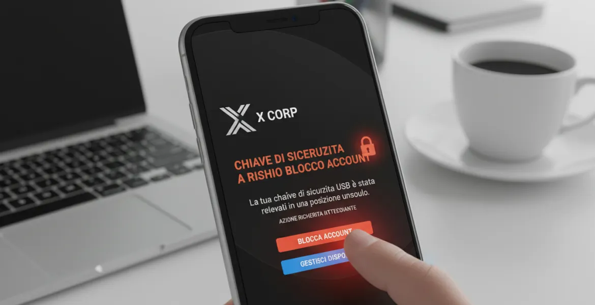 X Corp: Chiave di sicurezza a rischio blocco account