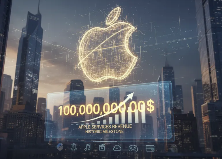 Apple supera i 100 miliardi di dollari nel settore servizi: un traguardo storico
