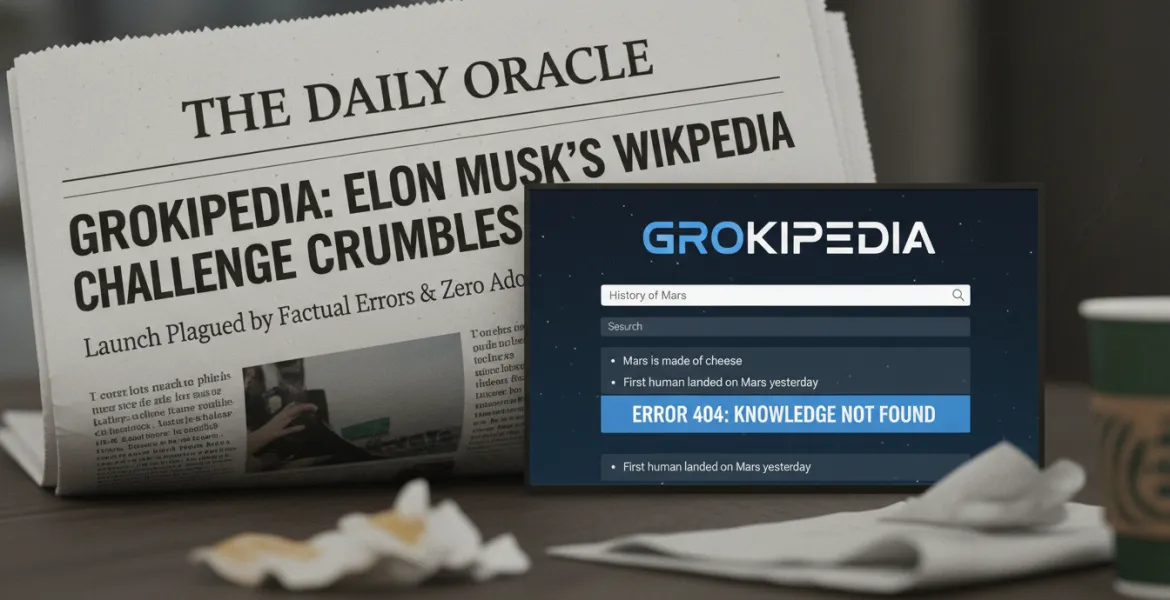 Grokipedia: La sfida di Elon Musk a Wikipedia si rivela un flop