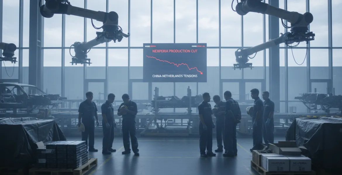 Crisi nel settore auto: Nexperia riduce la produzione per attriti tra Cina e Paesi Bassi