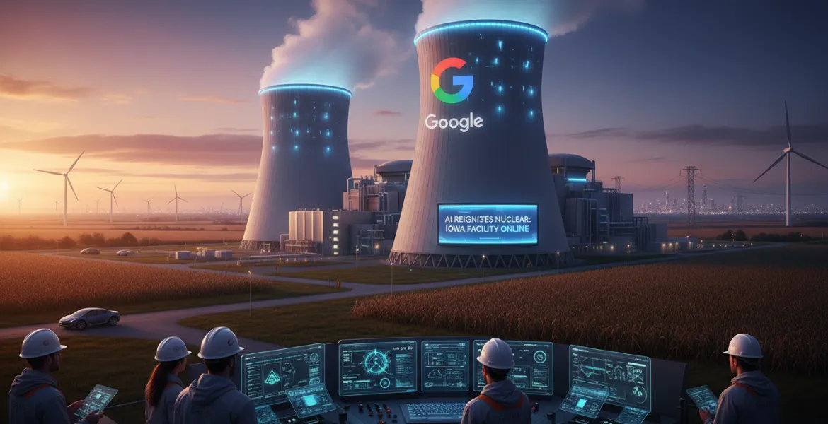 L'intelligenza artificiale riaccende il nucleare: Google riavvia centrale atomica in Iowa