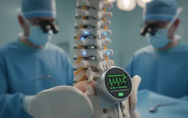 Rivoluzione nella fusione spinale: un impianto autoalimentato monitora la guarigione