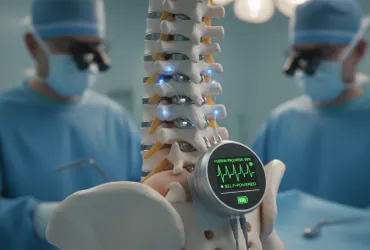 Rivoluzione nella fusione spinale: un impianto autoalimentato monitora la guarigione