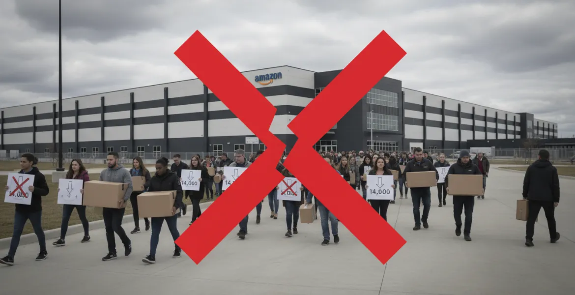 Amazon taglierà 14.000 posti di lavoro: maxi-licenziamenti in arrivo