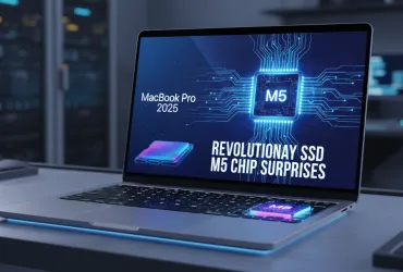 MacBook Pro 2025: SSD rivoluzionario con Chip M5 sorprende
