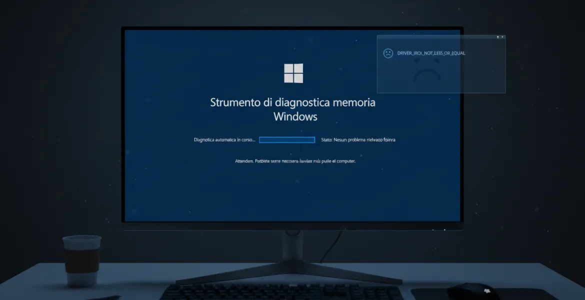 Windows 11: Diagnostica automatica della memoria dopo un BSOD