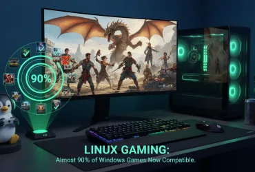 Linux Gaming: Quasi il 90% dei giochi Windows ora compatibili