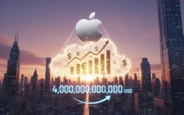 Apple raggiunge nuovi vertici: Valore di mercato supera i 4 trilioni di dollari