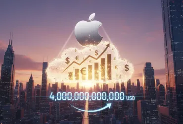 Apple raggiunge nuovi vertici: Valore di mercato supera i 4 trilioni di dollari
