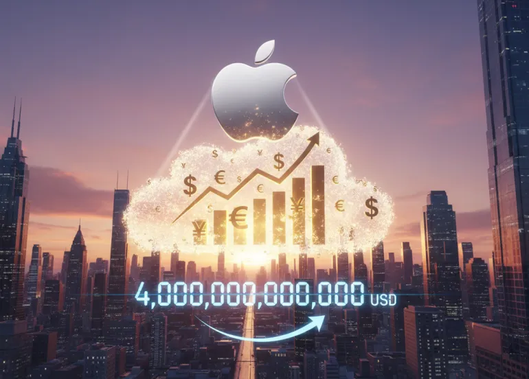 Apple raggiunge nuovi vertici: Valore di mercato supera i 4 trilioni di dollari