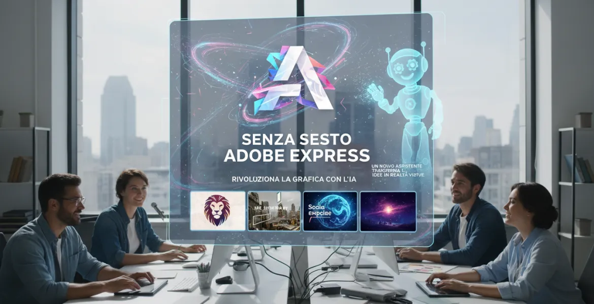 Adobe express rivoluziona la grafica con l'IA: Un nuovo assistente trasforma le idee in realtà visive