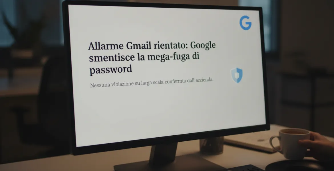 Allarme Gmail rientrato: Google smentisce la mega-fuga di password