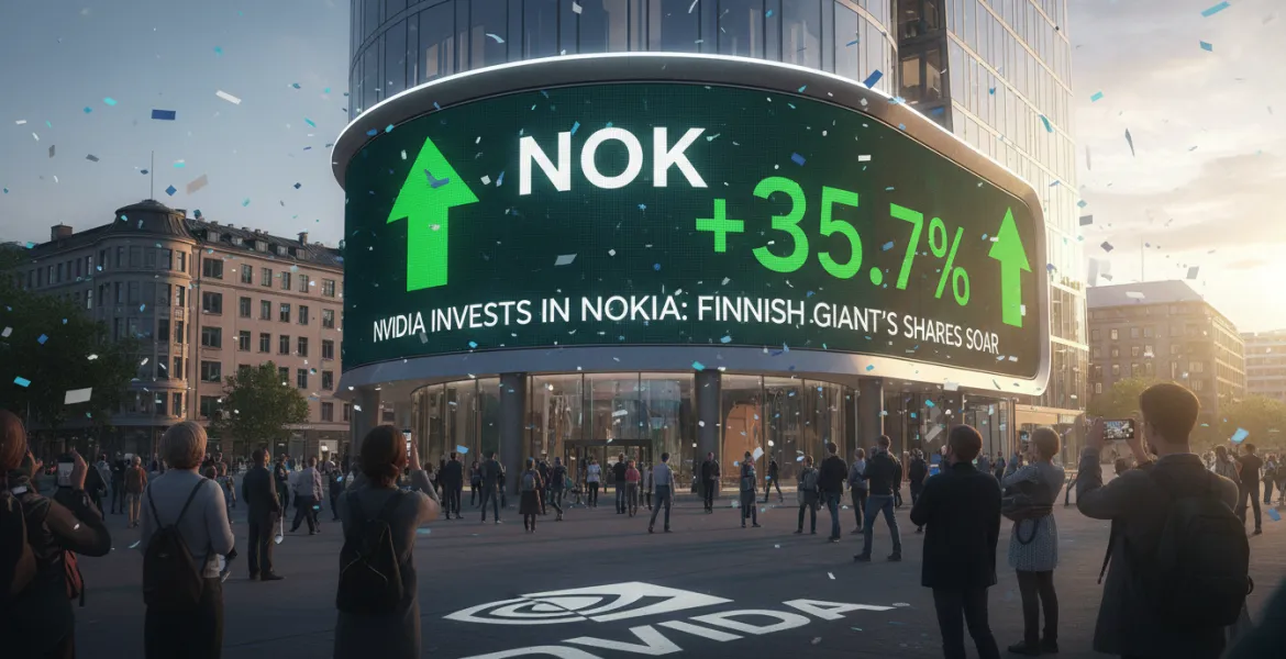 Nvidia investe in Nokia: boom azionario per il colosso finlandese
