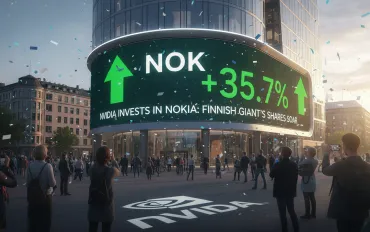 Nvidia investe in Nokia: boom azionario per il colosso finlandese