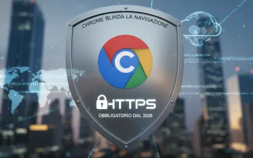 Chrome blinda la navigazione: HTTPS obbligatorio dal 2026