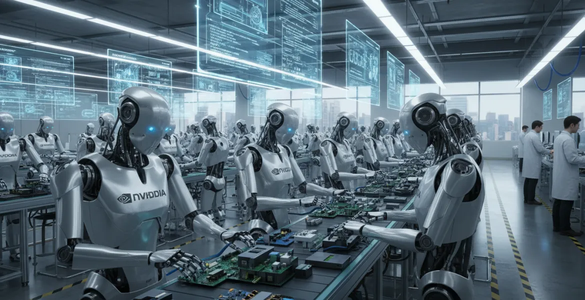 Foxconn rivoluziona la produzione con robot umanoidi addestrati da Nvidia