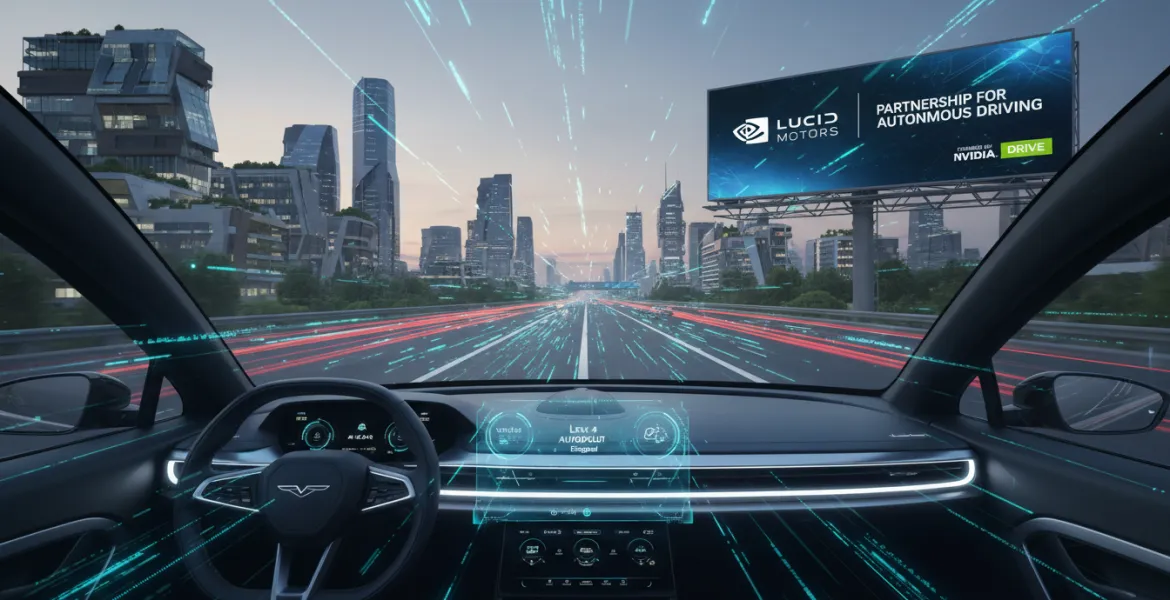 Lucid Motors punta all'autopilota di Livello 4 grazie alla partnership con Nvidia