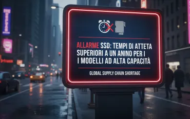 Allarme SSD: tempi di attesa superiori a un anno per i modelli ad alta capacità