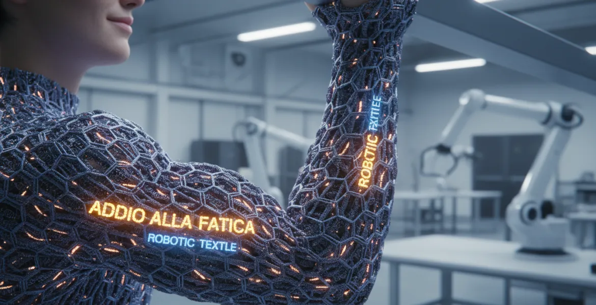 Tessuto robotico rivoluzionario: addio alla fatica