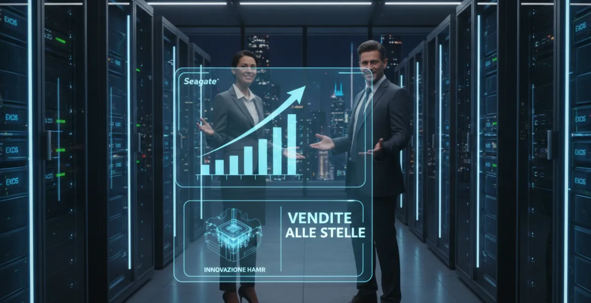 Seagate domina il mercato server: Vendite alle stelle e innovazioni HAMR