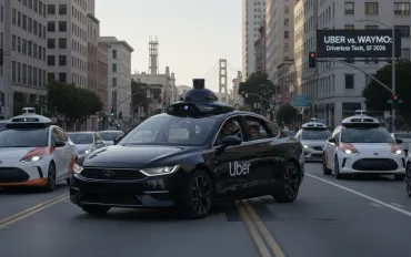 Uber sfida Waymo: taxi senza conducente a San Francisco nel 2026