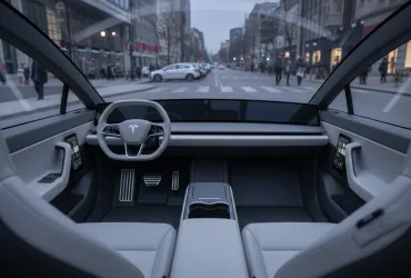Tesla Cybercab: Volante e pedali per il robotaxi autonomo