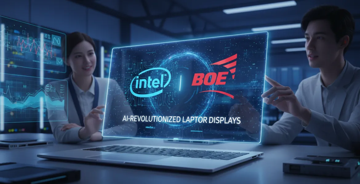 Intel e BOE rivoluzionano i display dei laptop con l'IA
