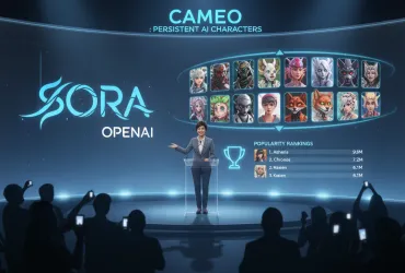 Sora di OpenAI introduce i 'Cameo': Personaggi AI persistenti e classifiche di popolarità