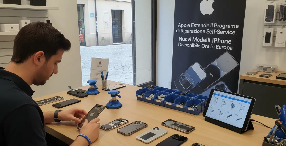Apple estende il programma di riparazione self-service a nuovi modelli di iPhone in Europa