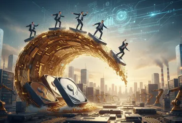Boom dell'IA: Produttori di Hard Disk cavalcano l'Onda d'Oro
