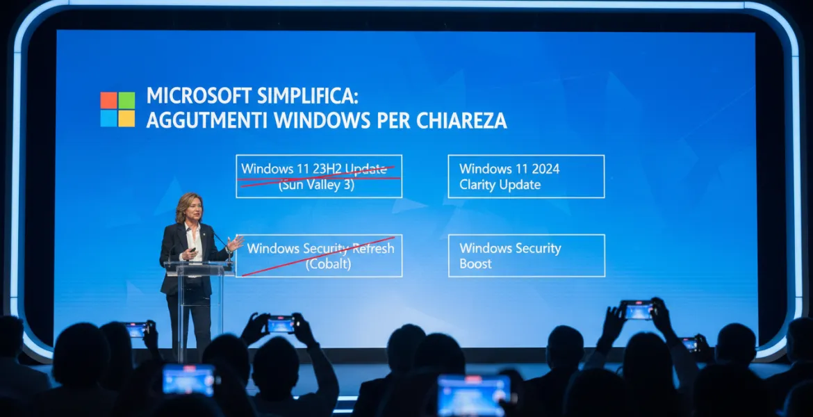 Microsoft semplifica i nomi degli aggiornamenti di Windows per Chiarezza