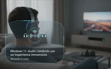 Windows 11: Audio condiviso per un'esperienza immersiva con Bluetooth LE