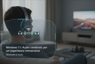 Windows 11: Audio condiviso per un'esperienza immersiva con Bluetooth LE