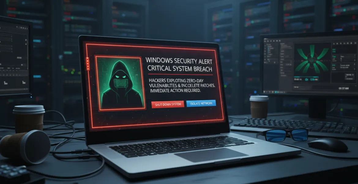 Allarme sicurezza Windows: Hacker sfruttano falle zero-day e patch incomplete