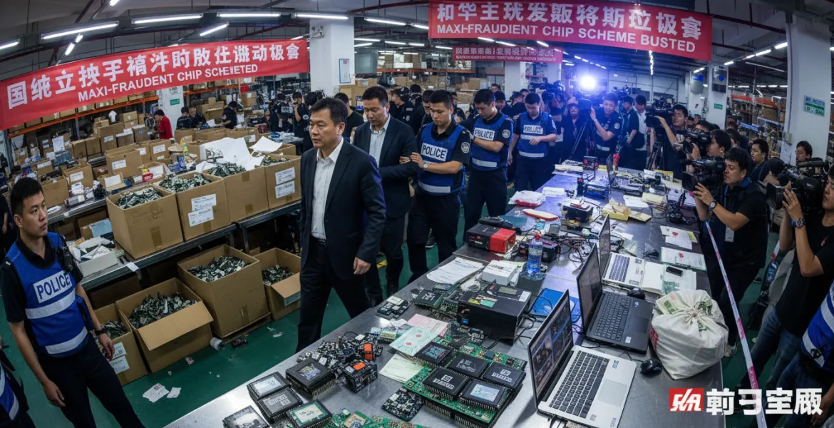 Maxi-Truffa di chip falsi in Cina: Smantellata banda criminale