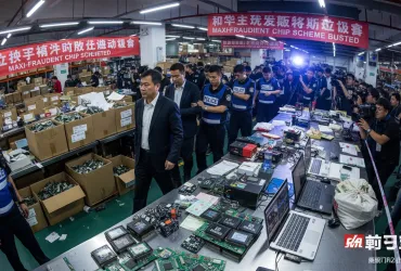 Maxi-Truffa di chip falsi in Cina: Smantellata banda criminale