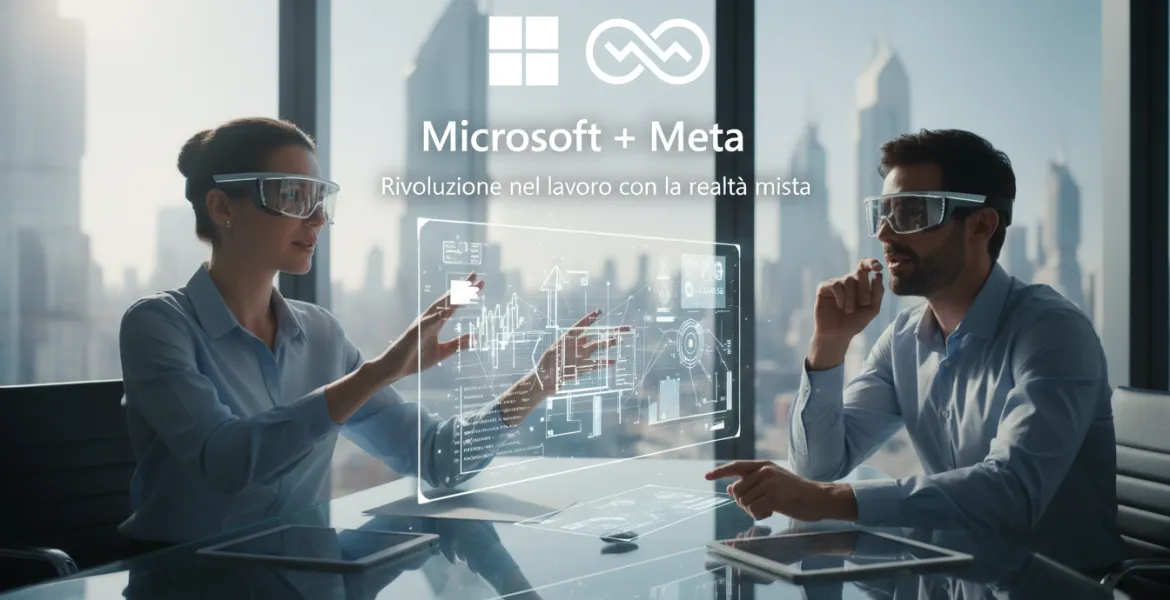 Microsoft e Meta: Rivoluzione nel lavoro con la realtà mista