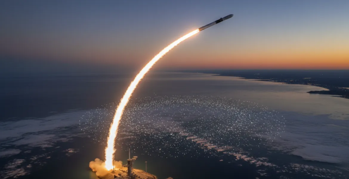 SpaceX: Centesimo lancio Starlink del 2024 e nuovi traguardi nell'orbita terrestre