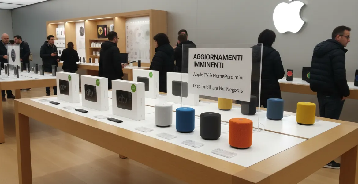 Apple TV e HomePod mini: Aggiornamenti imminenti nei negozi