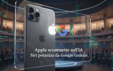 Apple scommette sull'IA: Siri potenziata da Google Gemini
